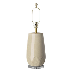 Calyx Vase Ceramic Table Lamp – Cream Glaze