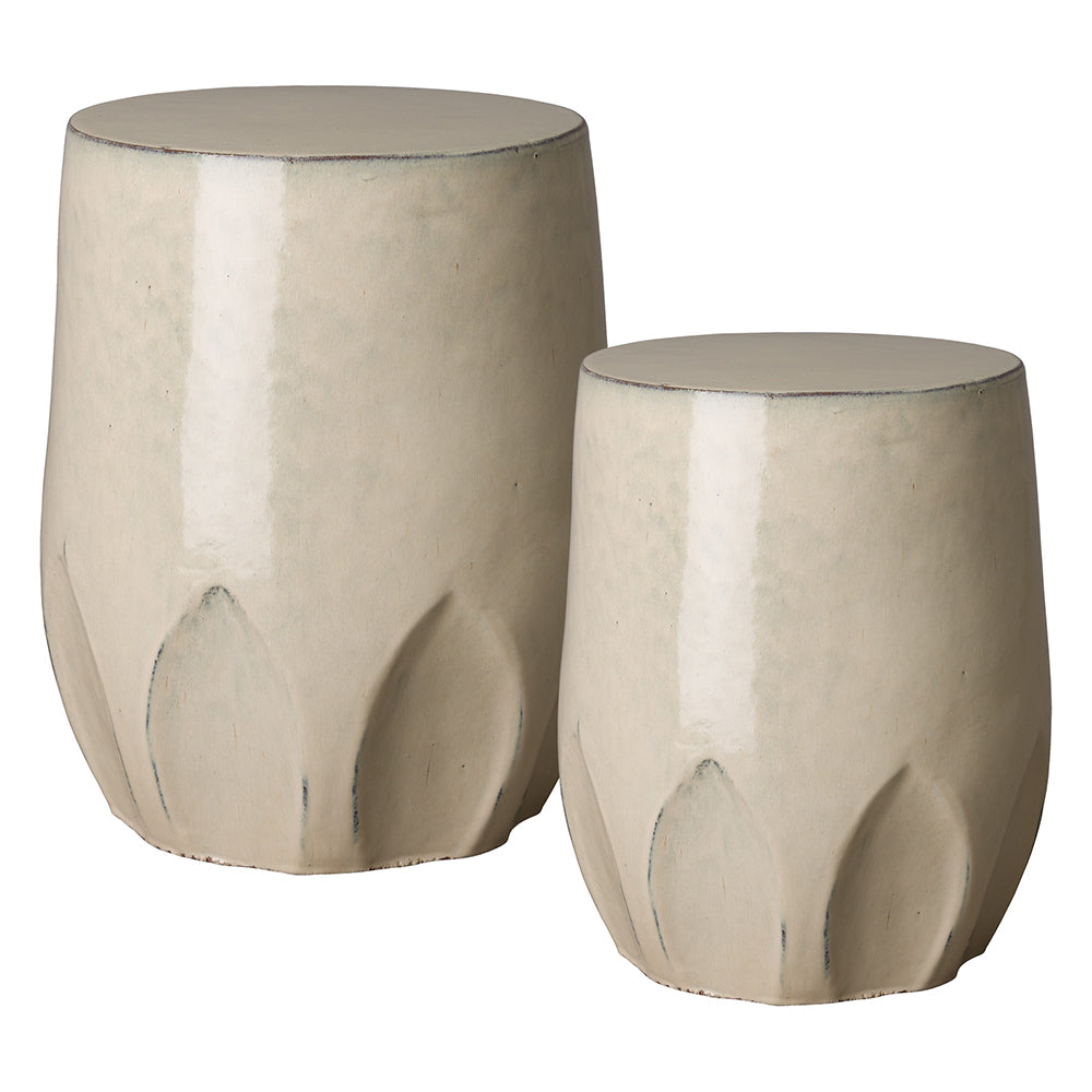 Cream garden stool deals