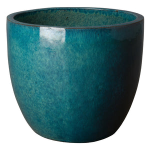 Medium Tapered Round Planter - Teal