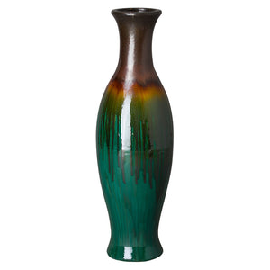 Tall Mermaid Ceramic Jar – Green Clove