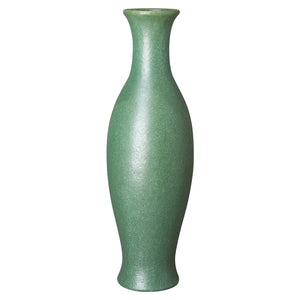Tall Mermaid Ceramic Jar – Metallic Mint