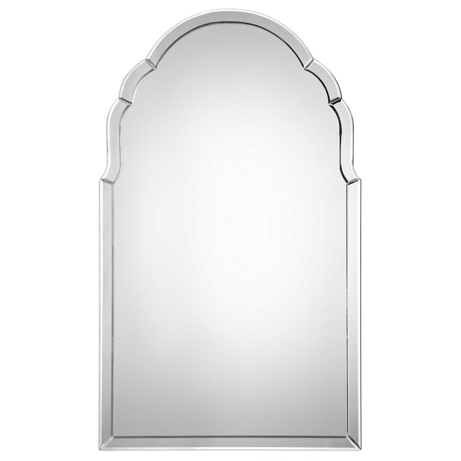 Curved Arch Frameless Mirror
