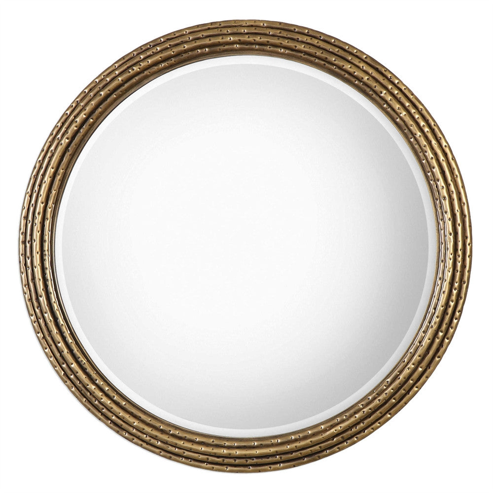 Antique Gold Stacked Rings Mirror