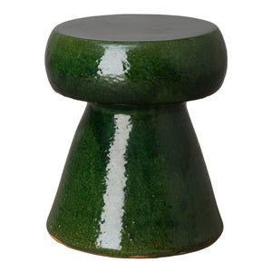 Portabello Garden Stool – Dark Green