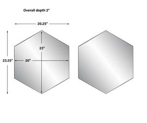 Amaya Octagonal Mirrors, S/2