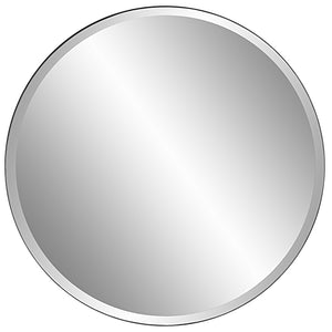 Cerelia Black Round Mirror