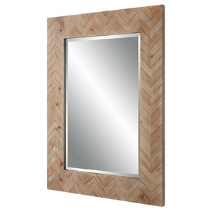 Demetria Wooden Mirror, Small