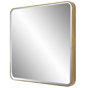 Hampshire Square Gold Mirror