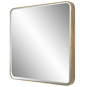 Hampshire Square Gold Mirror