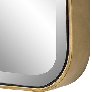 Hampshire Square Gold Mirror