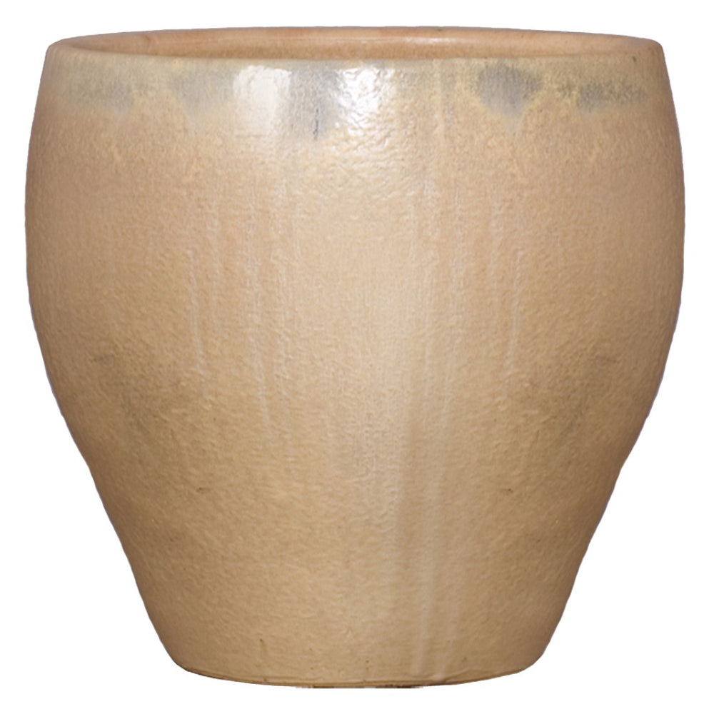 Extra Large Rounded Ceramic Planter - Champagne