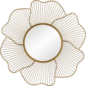 Uttermost Blossom Gold Floral Mirror