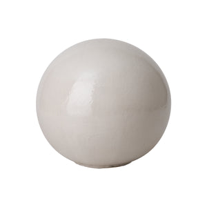 Landscape Gazing Ball - 24 inch White Glaze