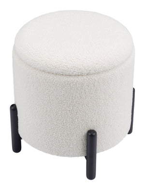 Calistoga Ottoman Ivory