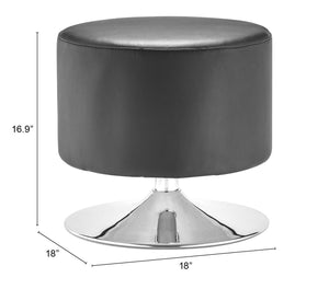 Plump Ottoman Black