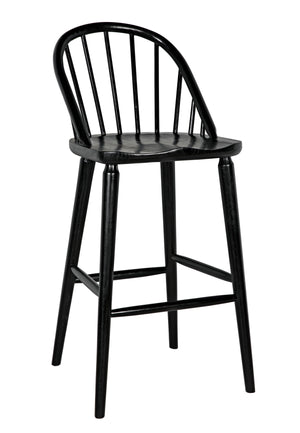 Gloster Bar Chair - Charcoal Black