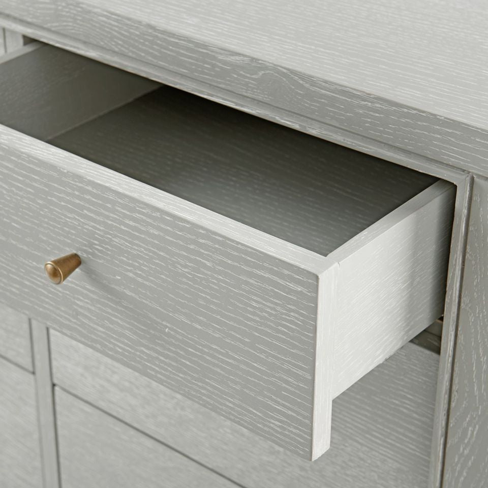 oversize dresser 9-Drawer Extra Large Dresser in Gray | Paola Collection | Villa & Hous