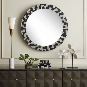 Bindu Round Mirror