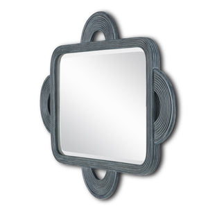 Santos Vintage Navy Rectangular Mirror