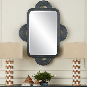 Santos Vintage Navy Rectangular Mirror