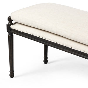 Lucille Dining Bench-67"-Alcala Cream