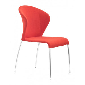 Oulu Dining Chair Tangerine (Set of 4) - Tangerine