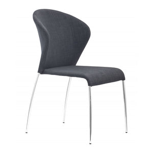 Oulu Dining Chair Graphite (Set of 4) - Graphite