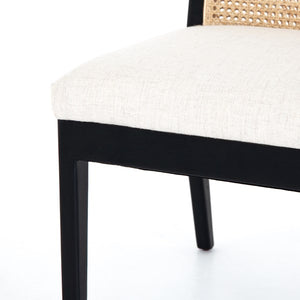 Antonia Armless Dining Chair-Savile Flax
