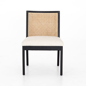 Antonia Armless Dining Chair-Savile Flax