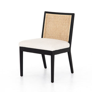 Antonia Armless Dining Chair-Savile Flax