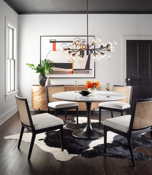 Antonia Armless Dining Chair-Savile Flax