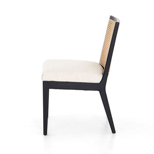 Antonia Armless Dining Chair-Savile Flax