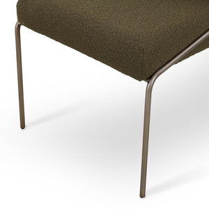 Astrud Dining Chair-Fiqa Boucle Olive