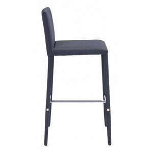 Confidence Counter Chair Black (Set of 2) - Black