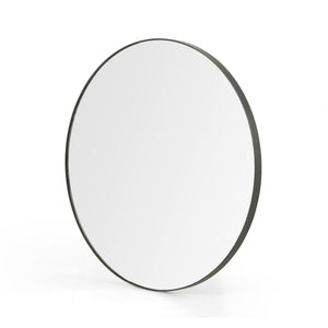 Bellvue Round Mirror - Rustic Black