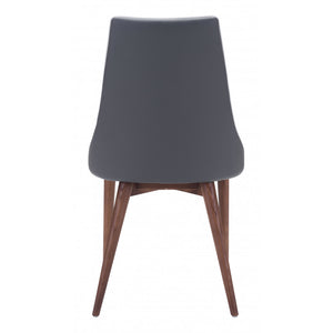 Moor Dining Chair Dark Gray (Set of 2) - Dark Gray