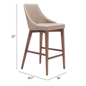 Moor Counter Chair Beige - Beige