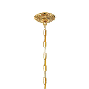 Traditional Crystal 5 Light Hand Cut Crystal Polished Chrome Chandelier