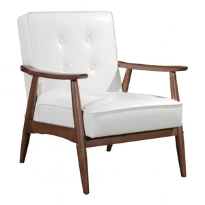 Rocky Arm Chair White - White