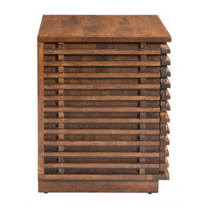 Linea End Table Walnut - Walnut