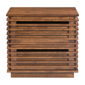 Linea End Table Walnut - Walnut