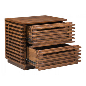 Linea End Table Walnut - Walnut