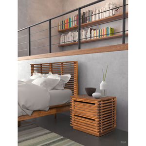 Linea End Table Walnut - Walnut