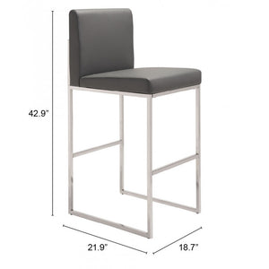 Genoa Barstool Gray - Gray