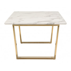 Atlas Coffee Table  - Stone & Gold