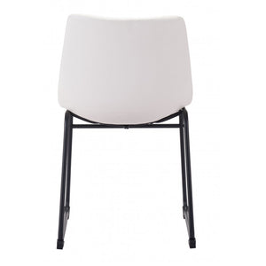 Smart Dining Chair Distressed White - Distressed White - Set of 2