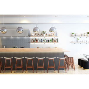 Kinetic Ceiling Lamp - Chrome