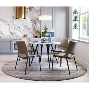 Ace Walnut Dining Chair (Set of 2) - Gray