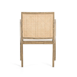 Antonia Cane Dining Arm Chair - Toasted Parawood