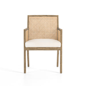 Antonia Cane Dining Arm Chair - Toasted Parawood